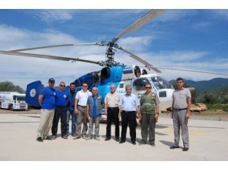 Yangın Helikopteri Göreve Başladı