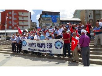 Kamu Sen Üyelerinden Doğu Türkistan Tepkisi