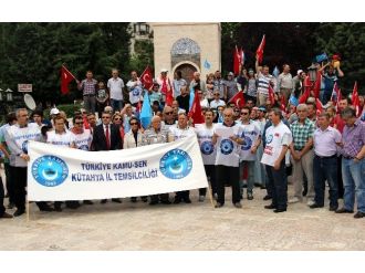 Kütahya Kamu-sen’den Doğu Türkistan’a Destek