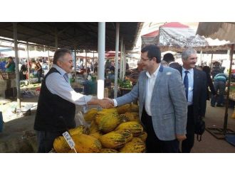 Mhp’li Parsak, Pazar Yerini Ziyaret Etti