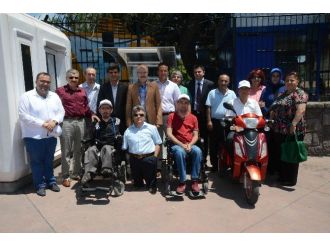 Altıeylül’de Engellilere Özel Şarj Üniteleri Kuruldu