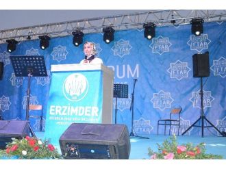 Cumhurbaşkanı Erdoğan’ın Kızı Sümeyye Erdoğan, Erzurum’da İftar Programına Katıldı