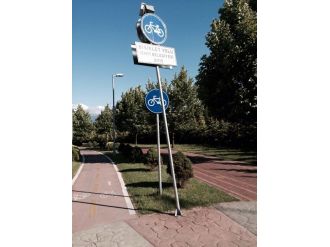 Belediye Bisiklet Tabelalarına Hasar Verenleri Uyardı
