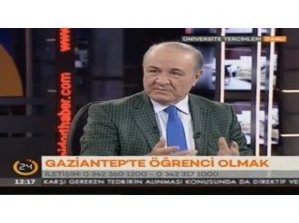 Gaün Rektörü Tv’ye Üniversitesinin Anlattı