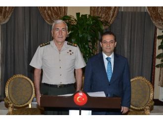Jandarma Genel Komutanı Atay, Vali Türker’i Ziyaret Etti