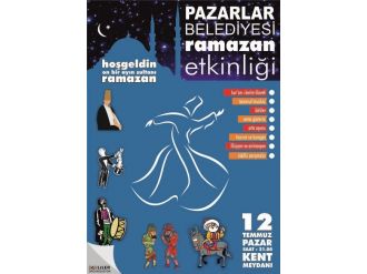 Pazarlar’da Ramazan Etkinliği Düzenlenecek