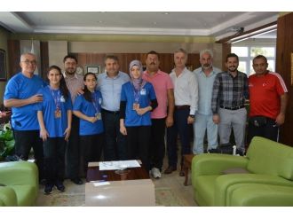 Başkan Çerçi Başarılı Sporcuları Ağırladı