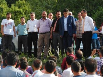 Chp’li Yalçınkaya’dan Eylemdeki Maden İşçilerine Destek