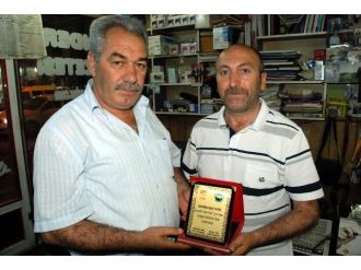 İha’ya Tff Kars Temsilciliği Ve Askf’den Plaket