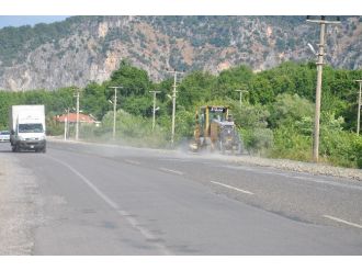 Ortaca - Dalyan Yolu Asfaltlanıyor