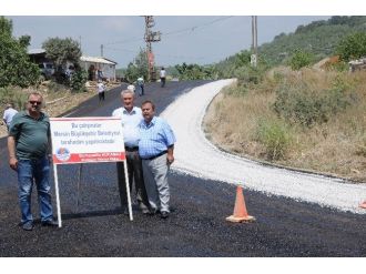 Büyükşehir Esenpınar Yolu’nu Asfaltladı