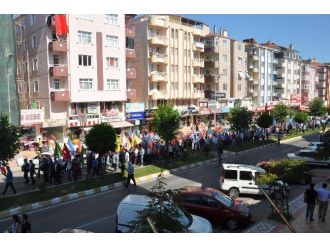 Ülkücüler Tekirdağ’da Çin Bayrağını Yaktı