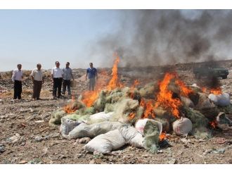 Balıkçı Ağları Yakıldı