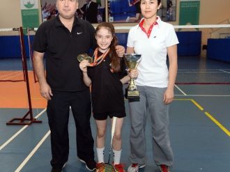 Ayça Özgür, Badmintonda Balkan Şampiyonu Oldu
