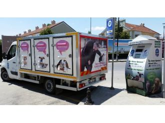 Sokak Hayvanlarını Besleyen Geri Dönüşüm Üniteleri Hizmete Girdi