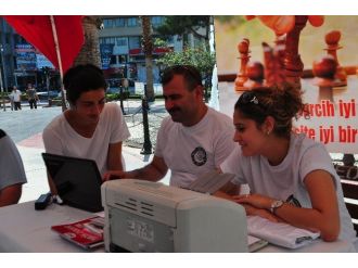 Nazilli Belediyesinden Üniversite Adaylarına Tercih Danışmanlığı Standı