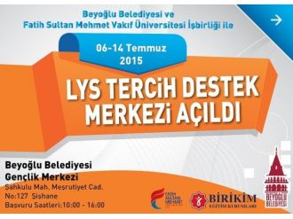 “Beyoğlu Üniversite Tercih Destek Merkezi” Öğrencilerin Hizmetinde