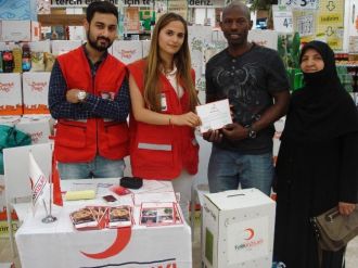 Amerikalılardan, Malatya Kızılay Şubesi’ne Yardım