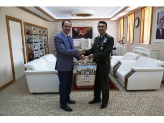 Garnizon Komutanı Yiğit’ten Rektör Coşkun’a Veda Ziyareti