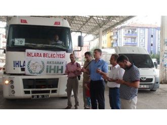 Aksaray İhh’dan Suriyelilere Yardım