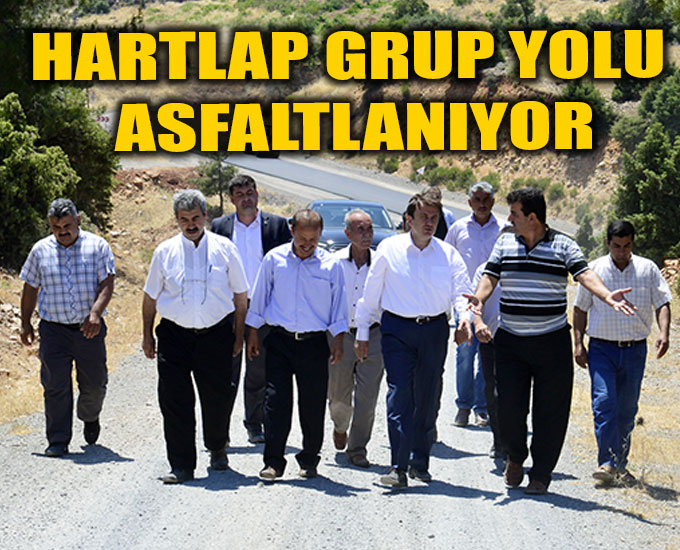 Hartlap Grup Yolu Asfaltlanıyor