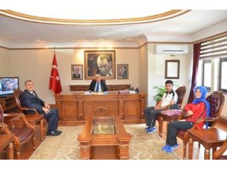 Dereceye Giren Aslan’dan Val Alimoğlu’na Ziyaret