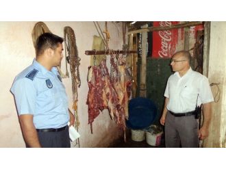 Mersin’de 50 Kilo At Eti Ele Geçirildi