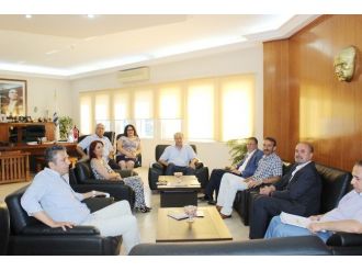 Chp’li Hüseyin Yıldız’dan Belediye Başkanı Atabay’a Ziyaret