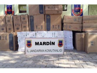 Mardin’de 18 Bin 120 Paket Kaçak Sigara Ele Geçirildi