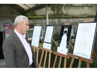 Cami Bahçesinde Çizim Sergisi