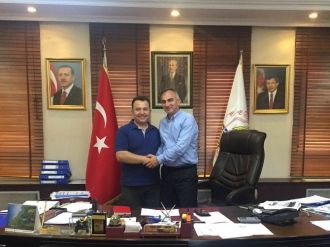 Binbaşı Dazkır’dan Yılmazer’e Veda Ziyareti