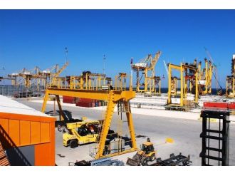 Türkiye’nin En Büyük Konteynır Limanına İlk Gemi Geldi
