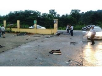 Korkunç Kaza Güvenlik Kamerasında…