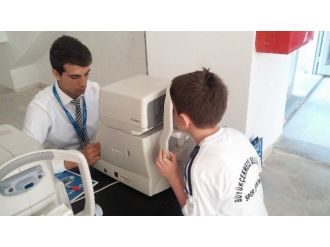 Büyükçekmece’de Yaz Spor Okulu Öğrencilerine Ücretsiz Göz Muayenesi