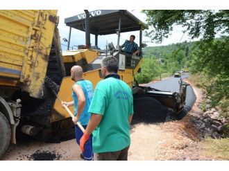 Ketenciler Mahallesinde Asfalt Çalışması