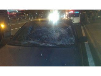 3 Gün Önce İşe Başlayan Servis Şoförüne Otomobil Çarptı