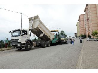 Yıldızlı Toki Konutlarının Yolu Asfaltlanıyor