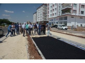 Başkan Kara, Yürüyüş Ve Bisiklet Yolu Çalışmalarını İnceledi