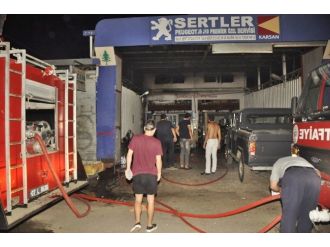 Manavgat Sanayi Sitesi’nde Yangın