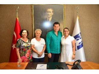 Chp’li Kadınlardan Başkan Kocadon’a Ziyaret