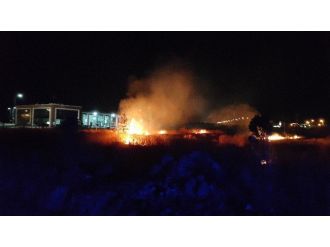 Erzincan’da Anız Yangını