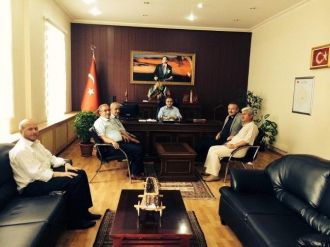 Kaymakam Beyazyıldız’a Veda Ziyareti