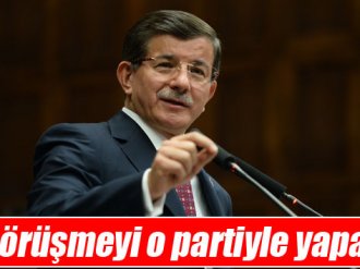 Davutoğlu ilk görüşmeyi o partiyle yapacak