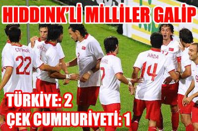 Türkiye: 2 - Çek Cumhuriyeti: 1 