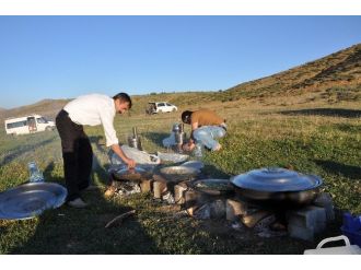 Sakız Yaylasında İftar Yemeği