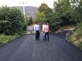 Kozlu’da Kaplama Çalışmaları Devam Ediyor