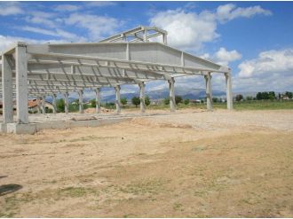 Bolvadin’de Modern Pazaryeri İnşaat Çalışmaları Devam Ediyor