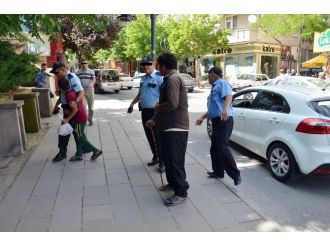 Aksaray’da Dilenci Operasyonu