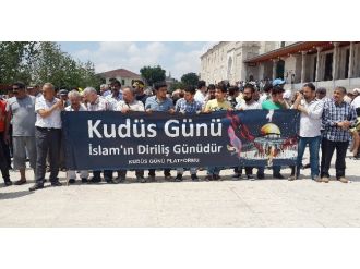 Fatih’te ‘Dünya Kudüs Günü’ İçin Yürüdüler