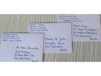 Gediz’de Gihmed Derneği Üyeleri Mursi İçin Mısır Yönetimine Mektup Gönderdi